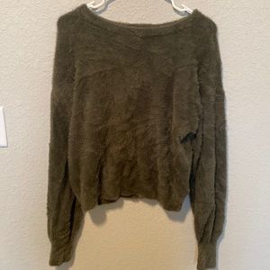 Express fuzzy sweater